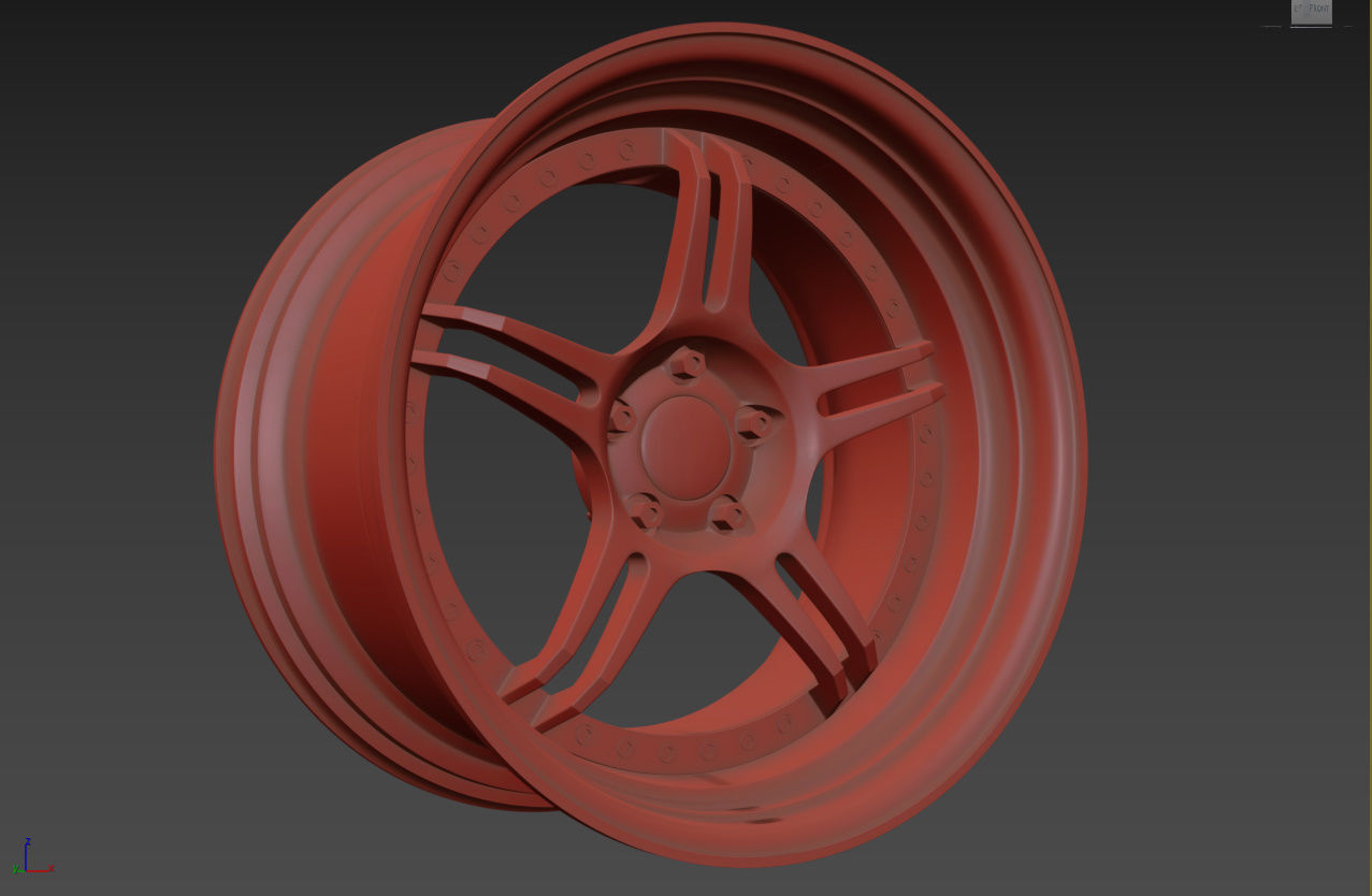 SSR Professor SPX Custom Wheels 3D model_12