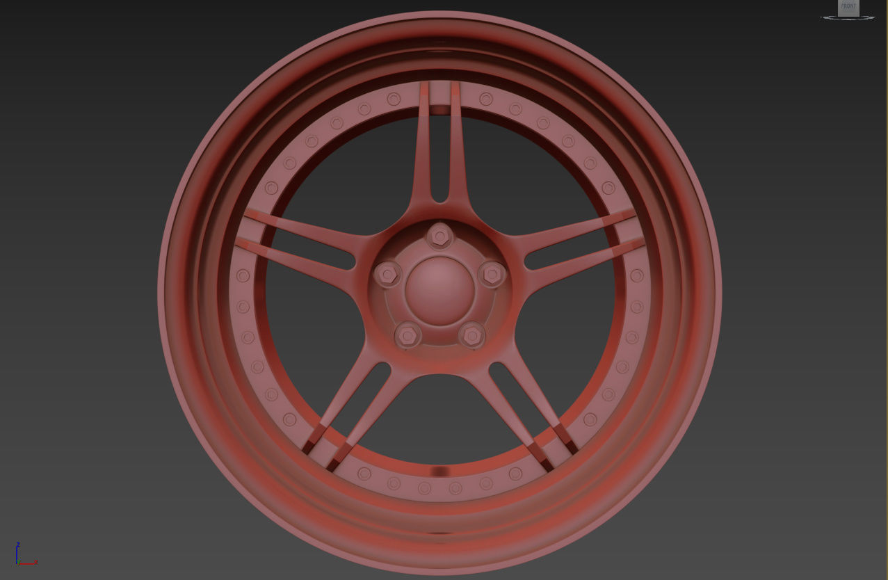 SSR Professor SPX Custom Wheels 3D model_44