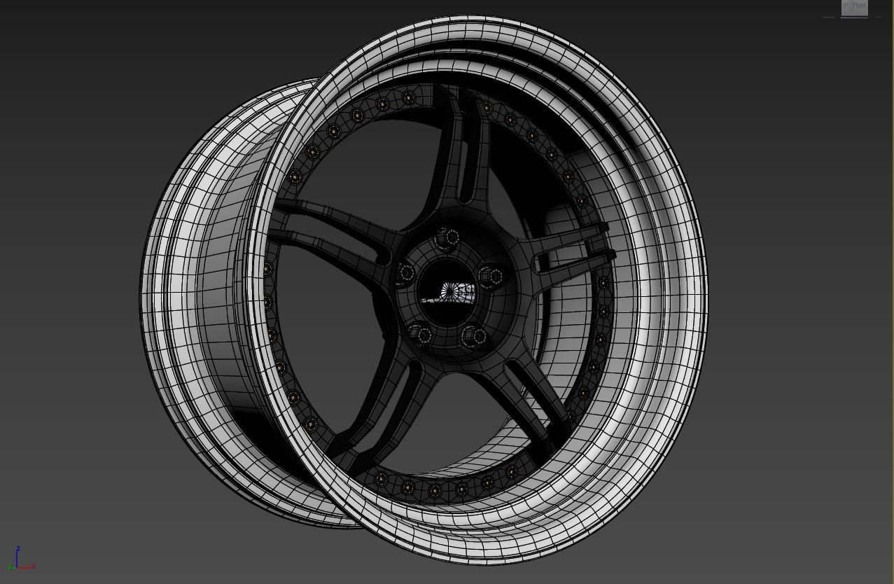SSR Professor SPX Custom Wheels 3D model_10