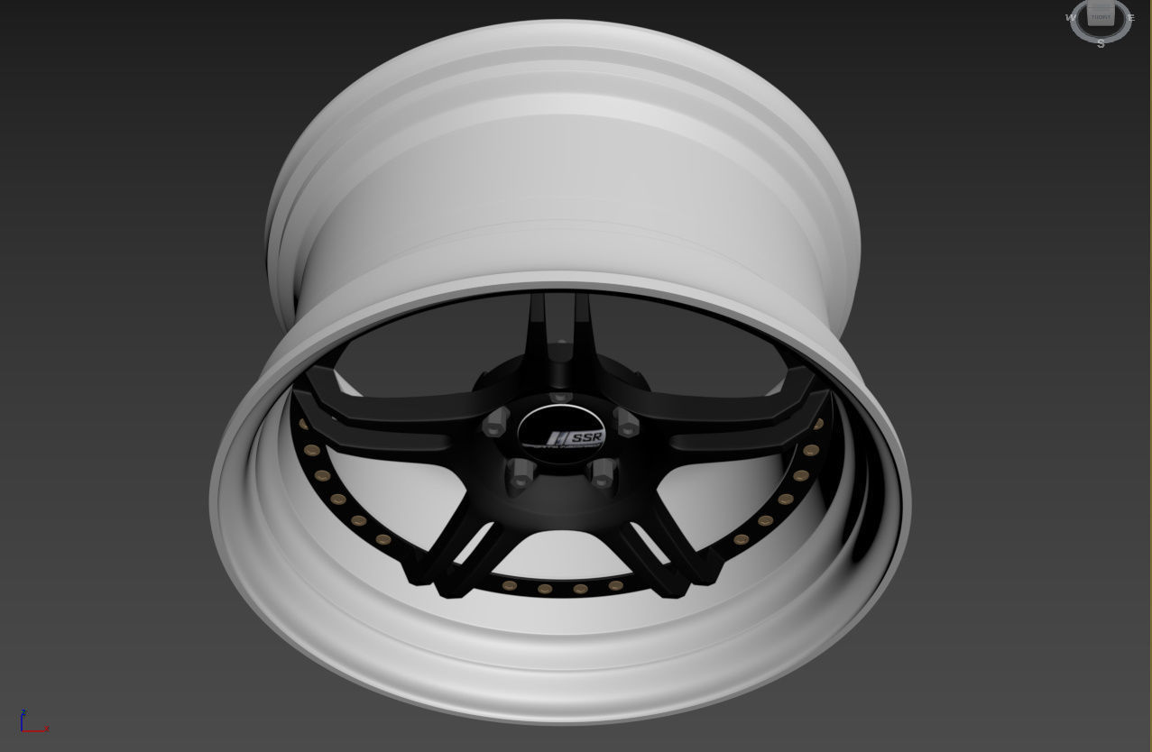 SSR Professor SPX Custom Wheels 3D model_21