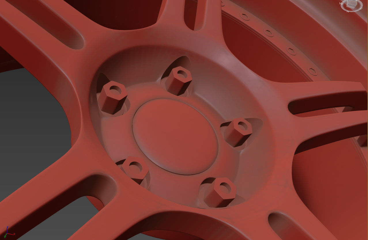 SSR Professor SPX Custom Wheels 3D model_40