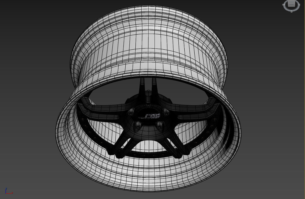 SSR Professor SPX Custom Wheels 3D model_22