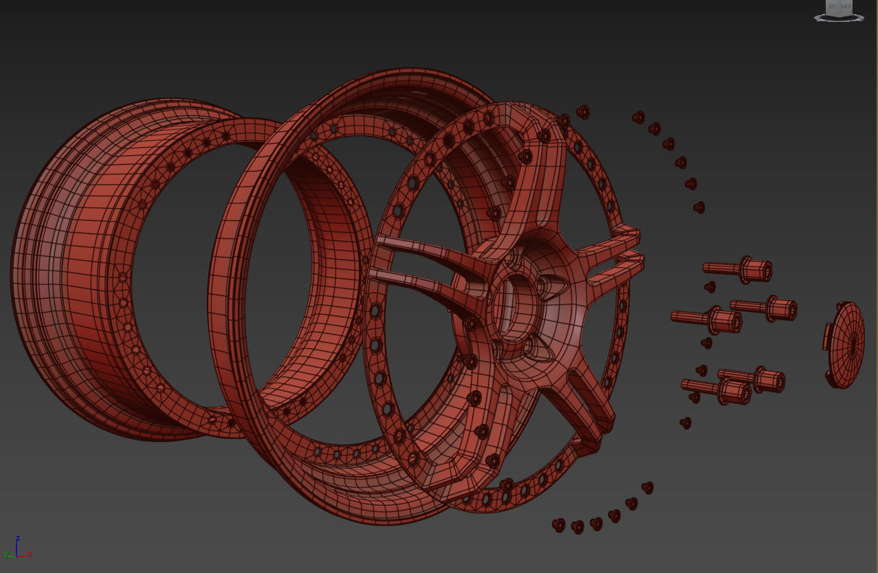 SSR Professor SPX Custom Wheels 3D model_51