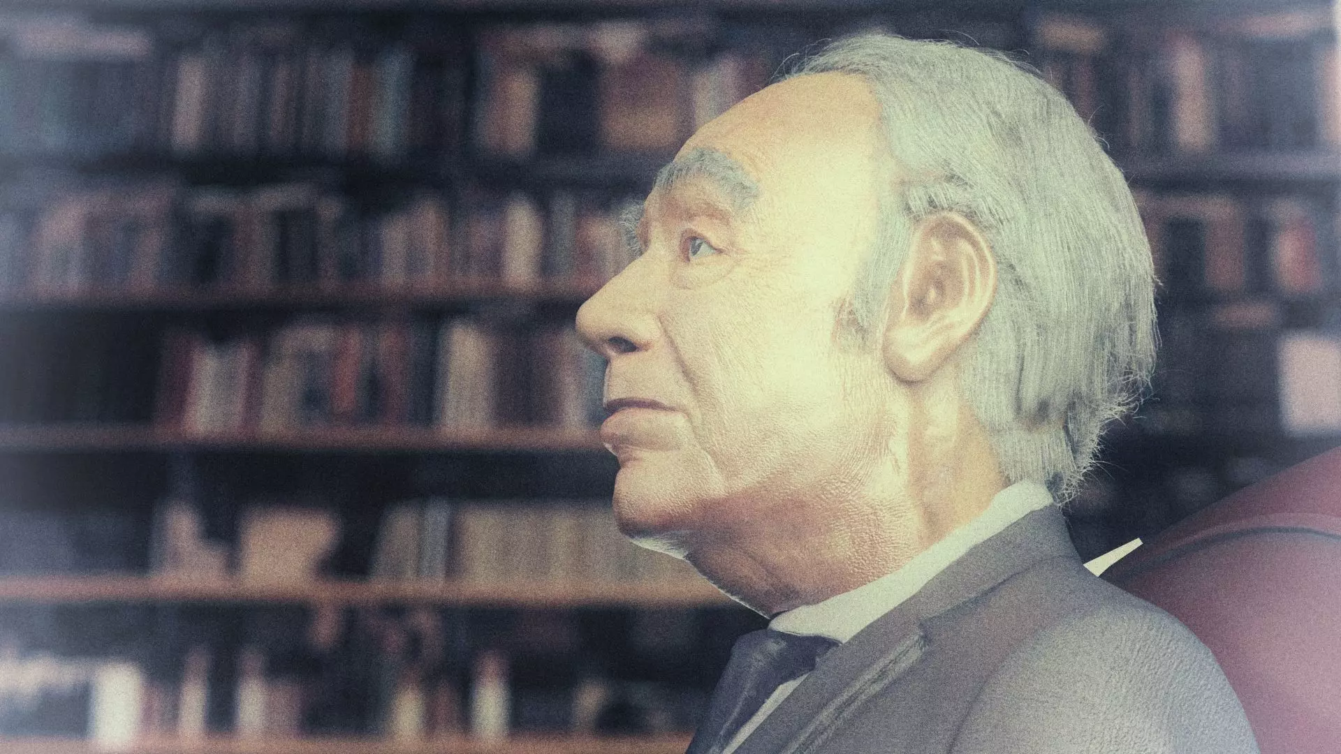 Jorge Luis Borges renderable Low-poly 3D model