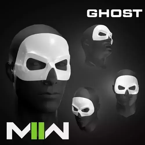 GHOST MASK CODMW2 SIMON RILEY 3D print model