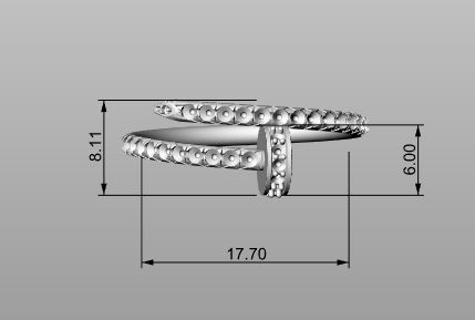 Ring JUSTE 3D print model_25