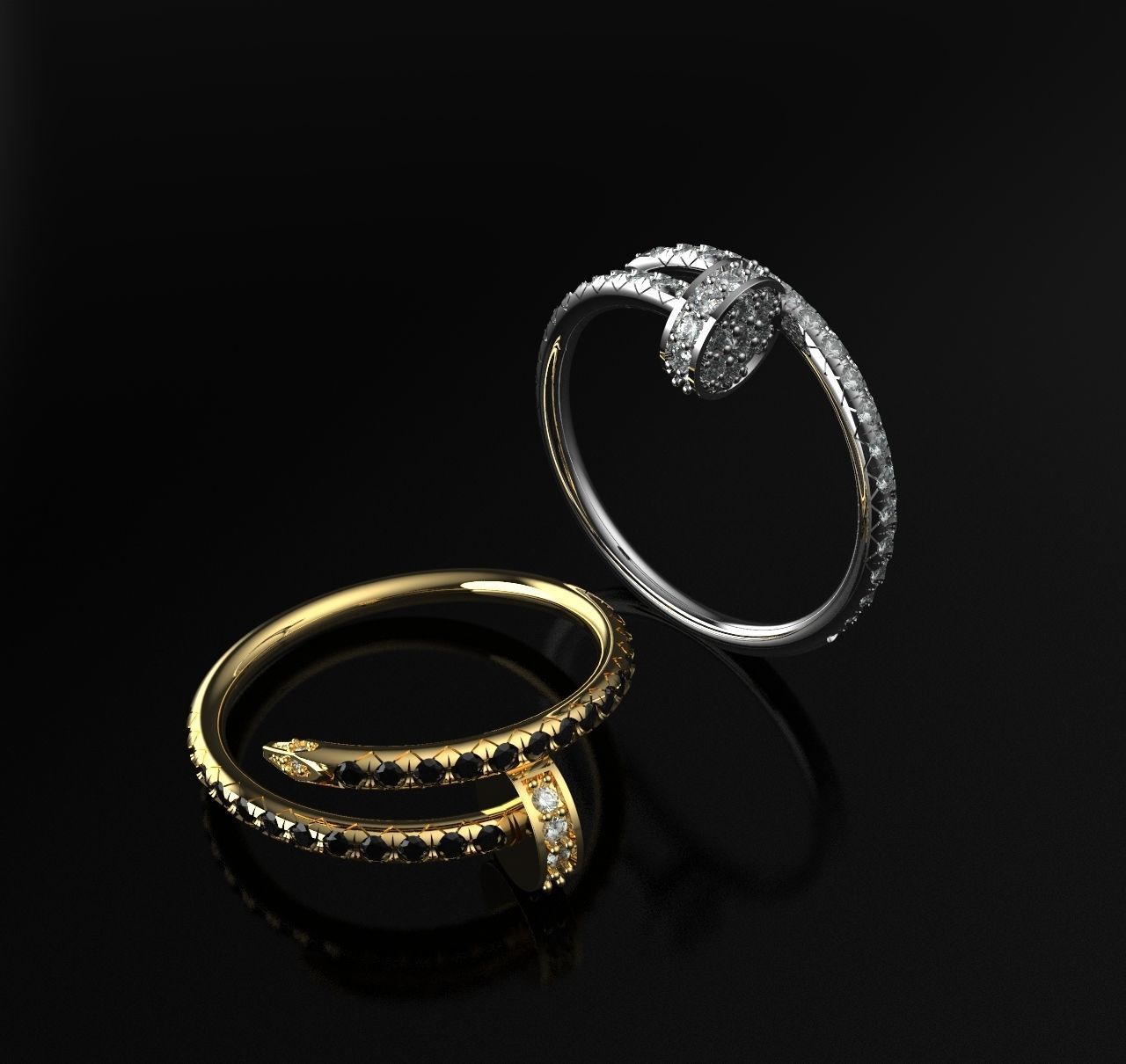 Ring JUSTE 3D print model_18