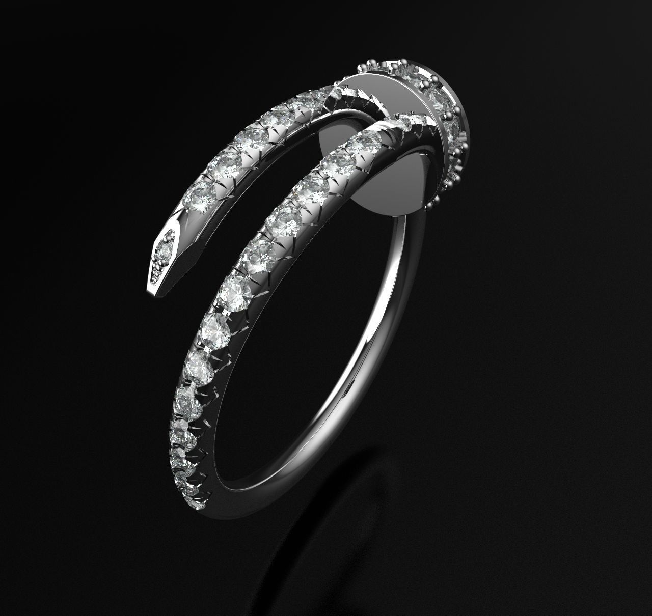 Ring JUSTE 3D print model_11