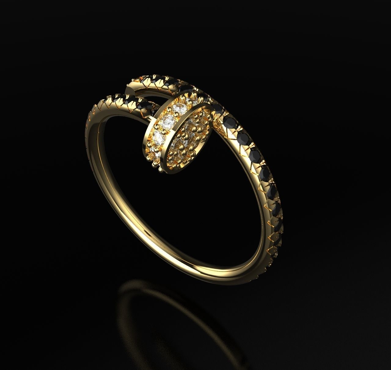 Ring JUSTE 3D print model_8