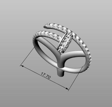 Ring JUSTE 3D print model_29