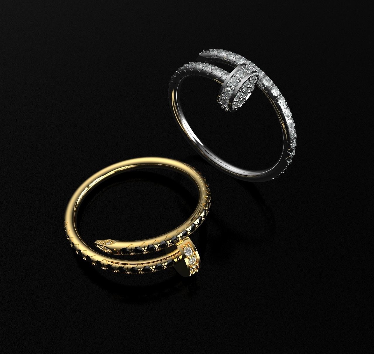 Ring JUSTE 3D print model_20