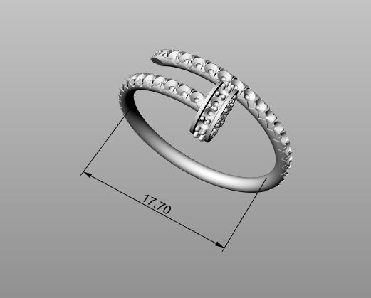 Ring JUSTE 3D print model_28