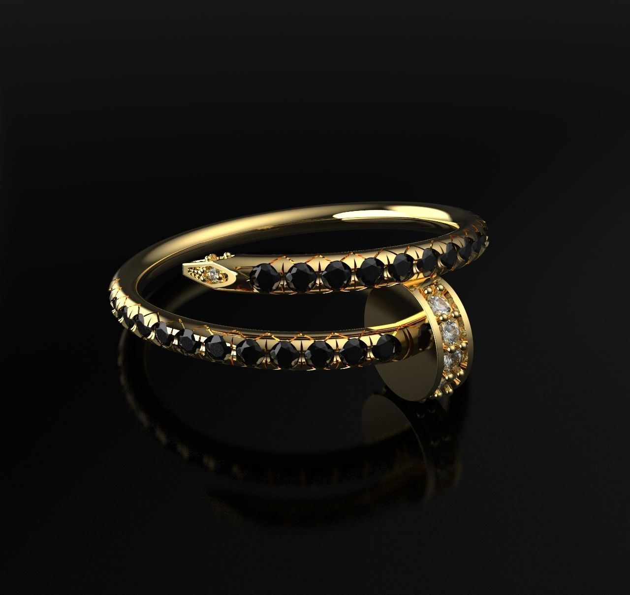 Ring JUSTE 3D print model_15