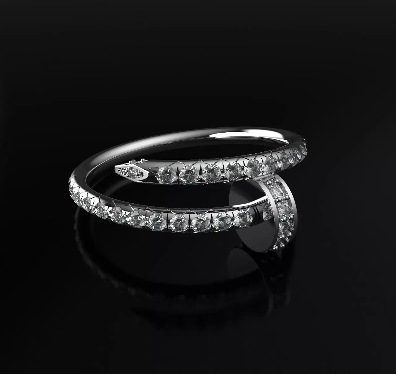 Ring JUSTE 3D print model_0