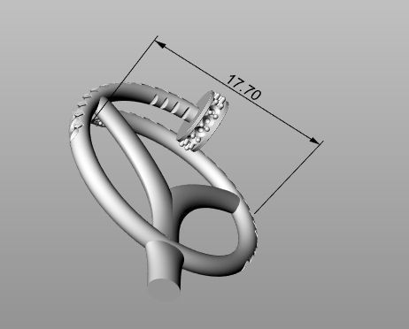 Ring JUSTE 3D print model_27