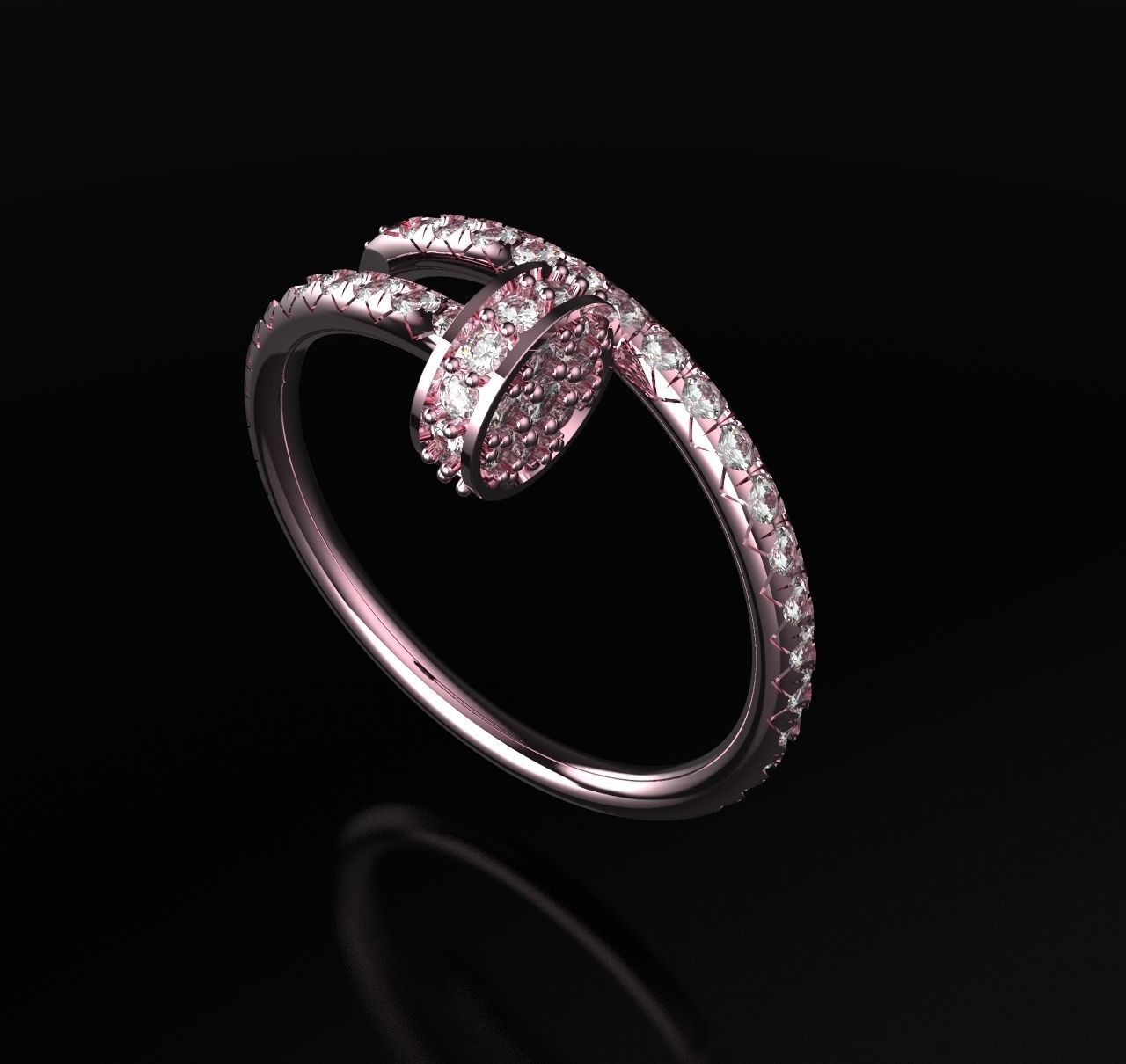 Ring JUSTE 3D print model_6