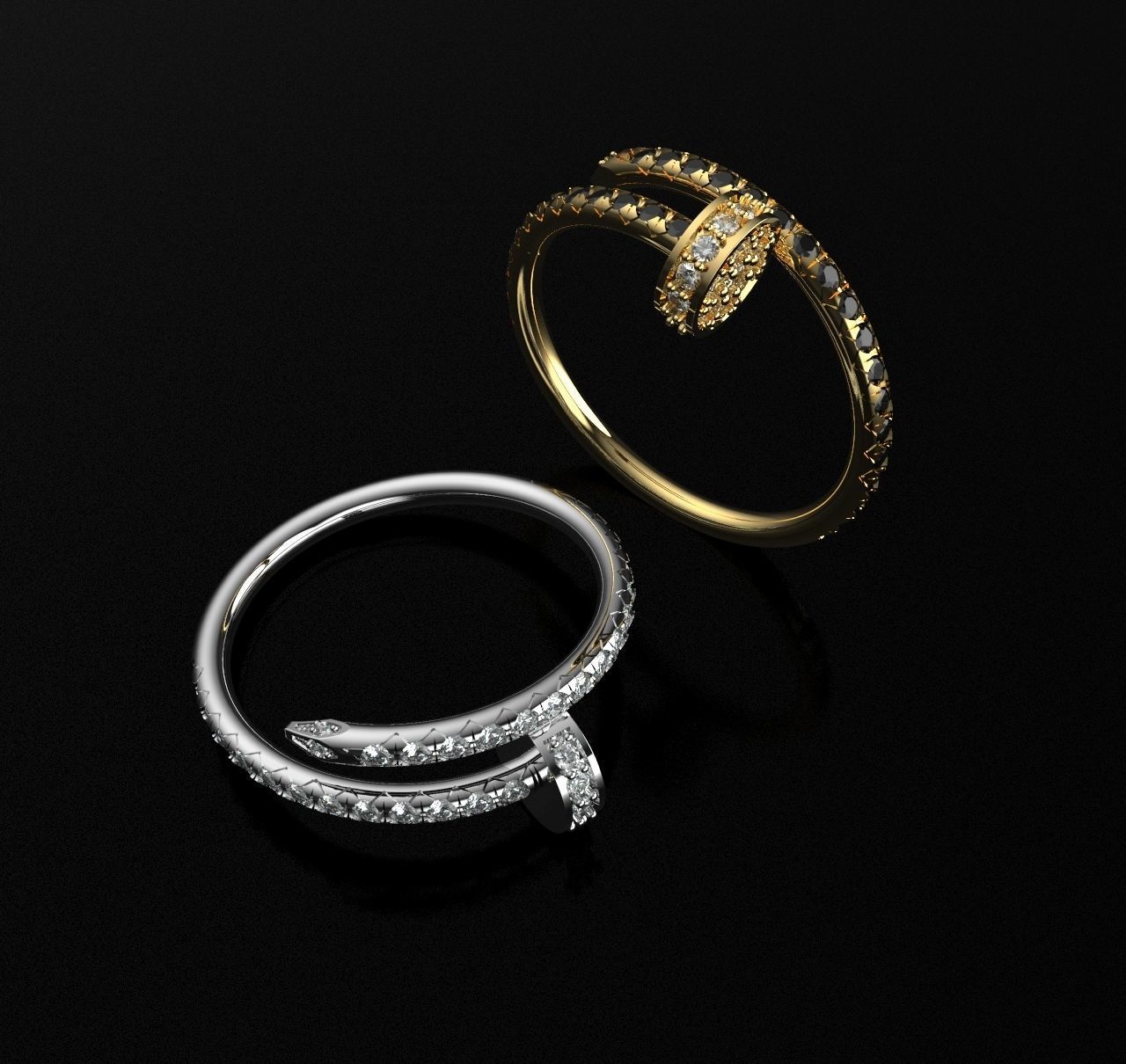 Ring JUSTE 3D print model_21