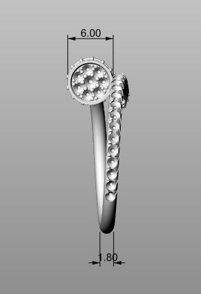 Ring JUSTE 3D print model_26