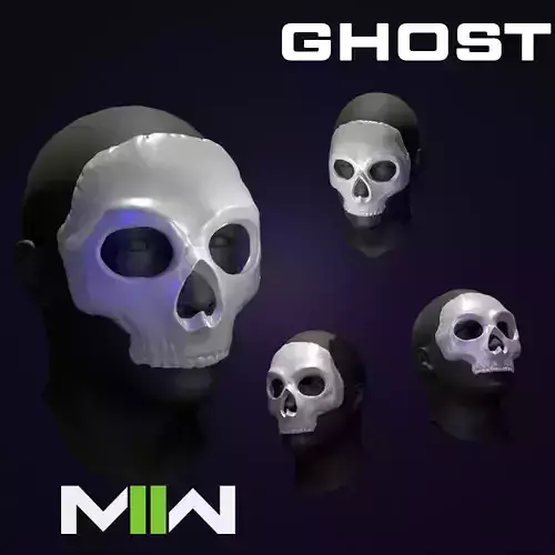 GHOST MASK CODMW2 SIMON RILEY 3D print model