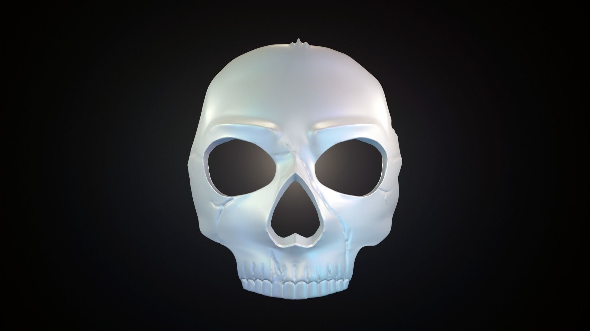 GHOST MASK CODMW2 SIMON RILEY 3D print model_3