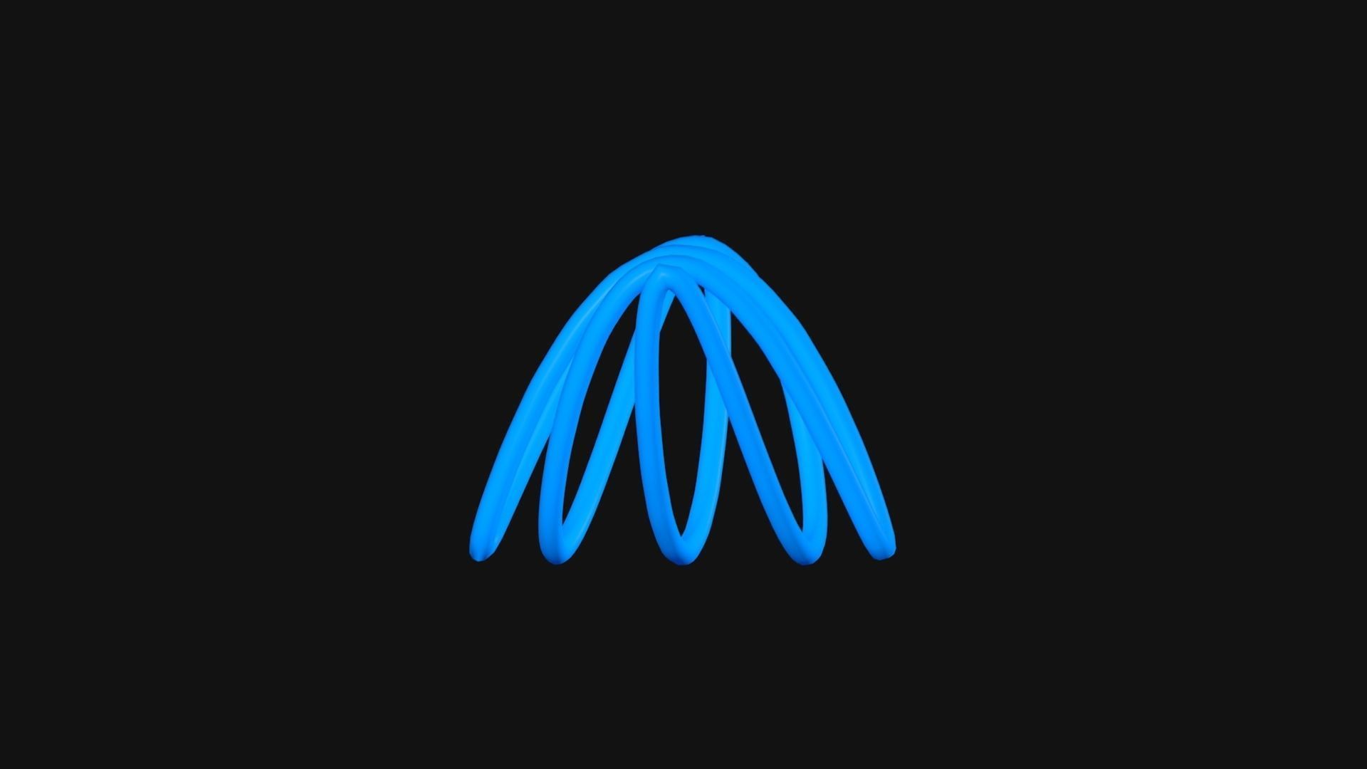 L Knot 3 Low-poly 3D model_5