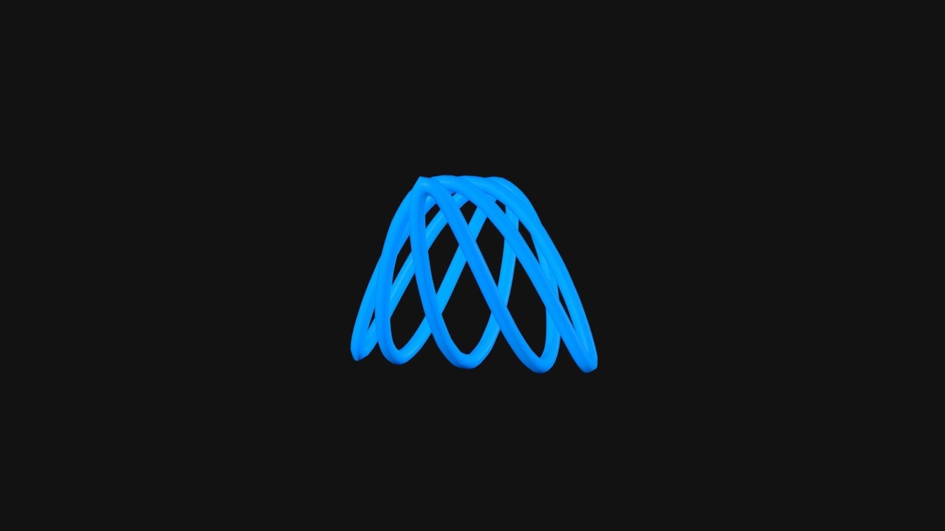 L Knot 3 Low-poly 3D model_8