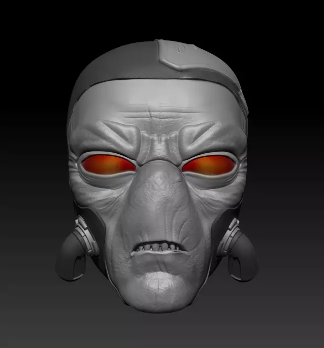 Star Wars Cad Bane head sculpt for figures 3D print model_0