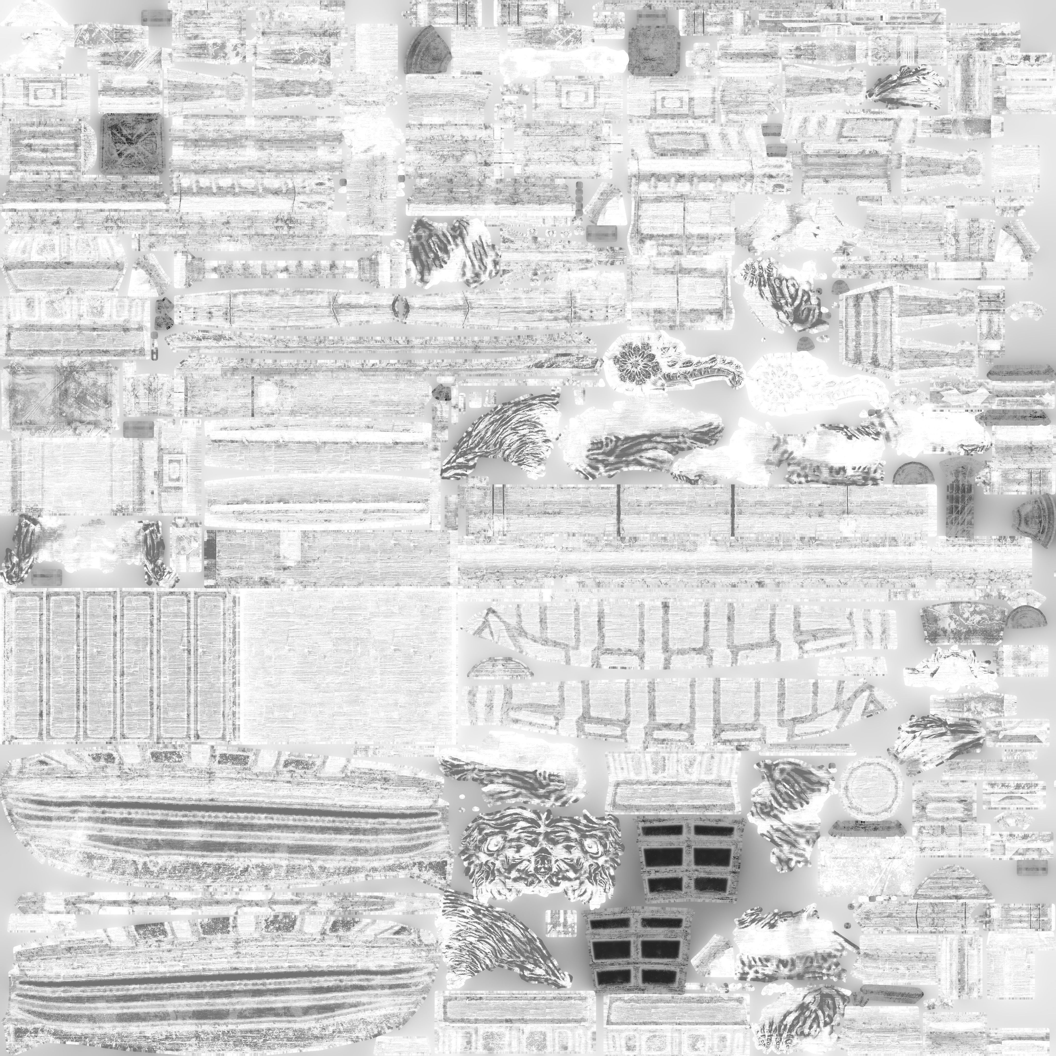 GALLEON SHIP PINNACLE Low-poly 3D model_14