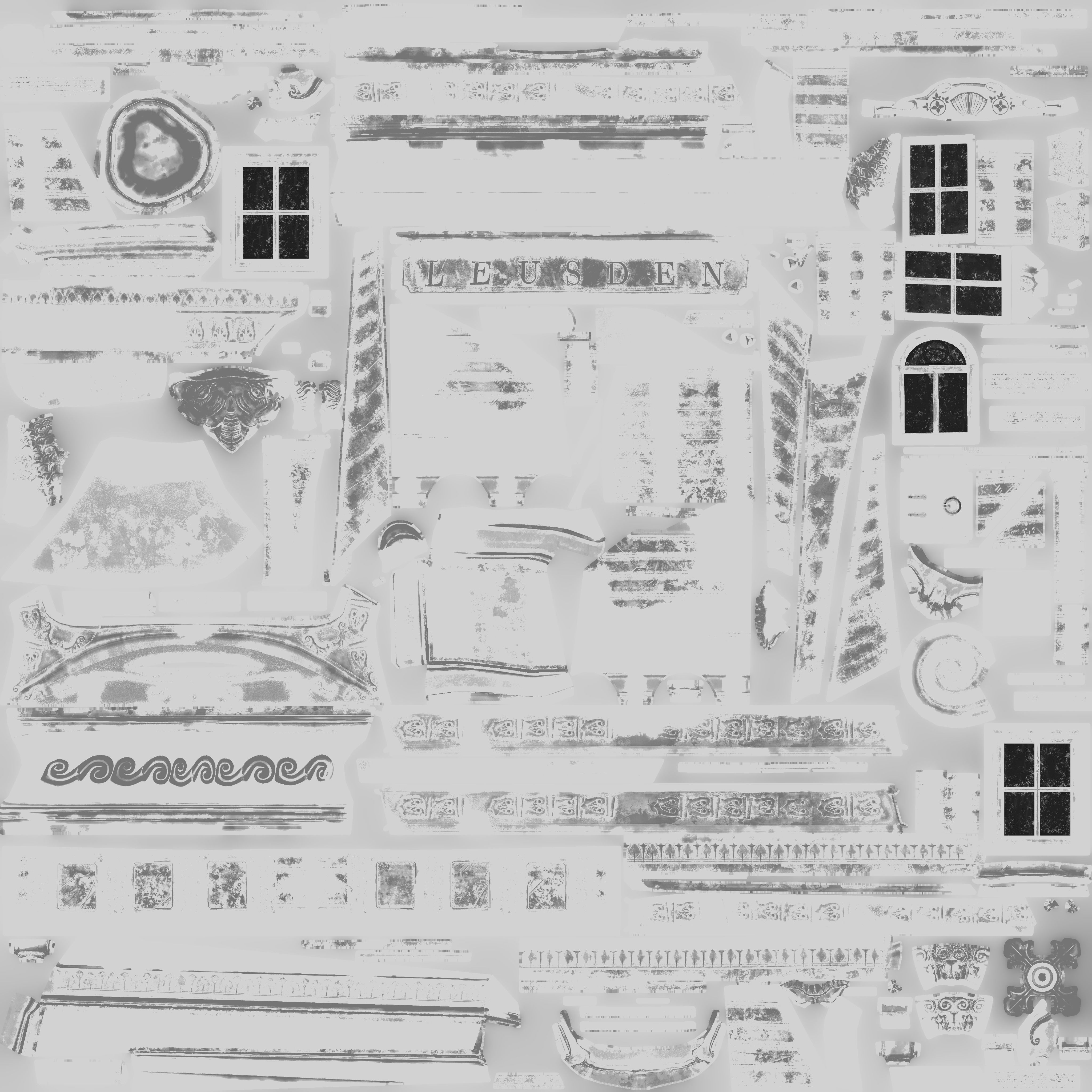 GALLEON SHIP PINNACLE Low-poly 3D model_11