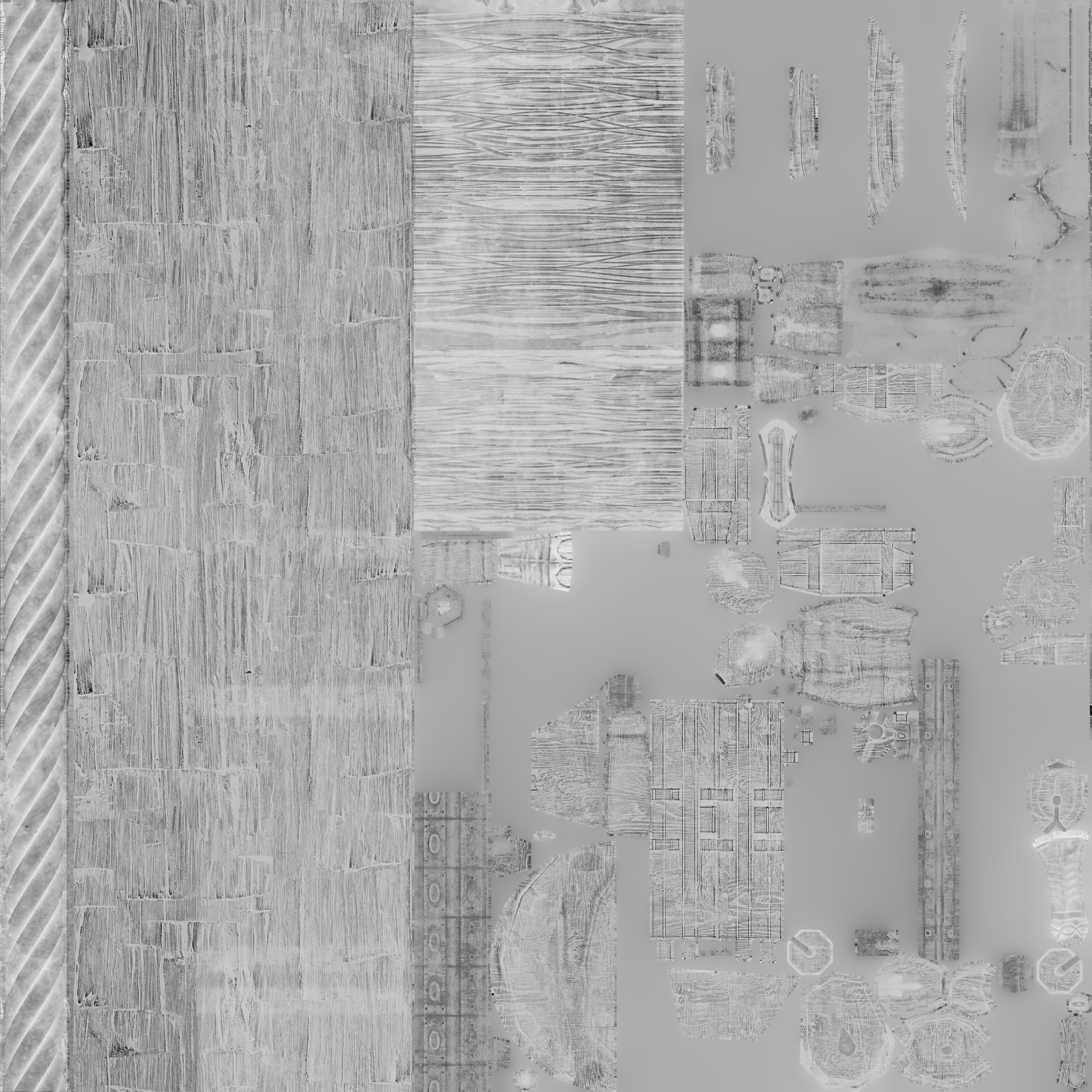 GALLEON SHIP PINNACLE Low-poly 3D model_19