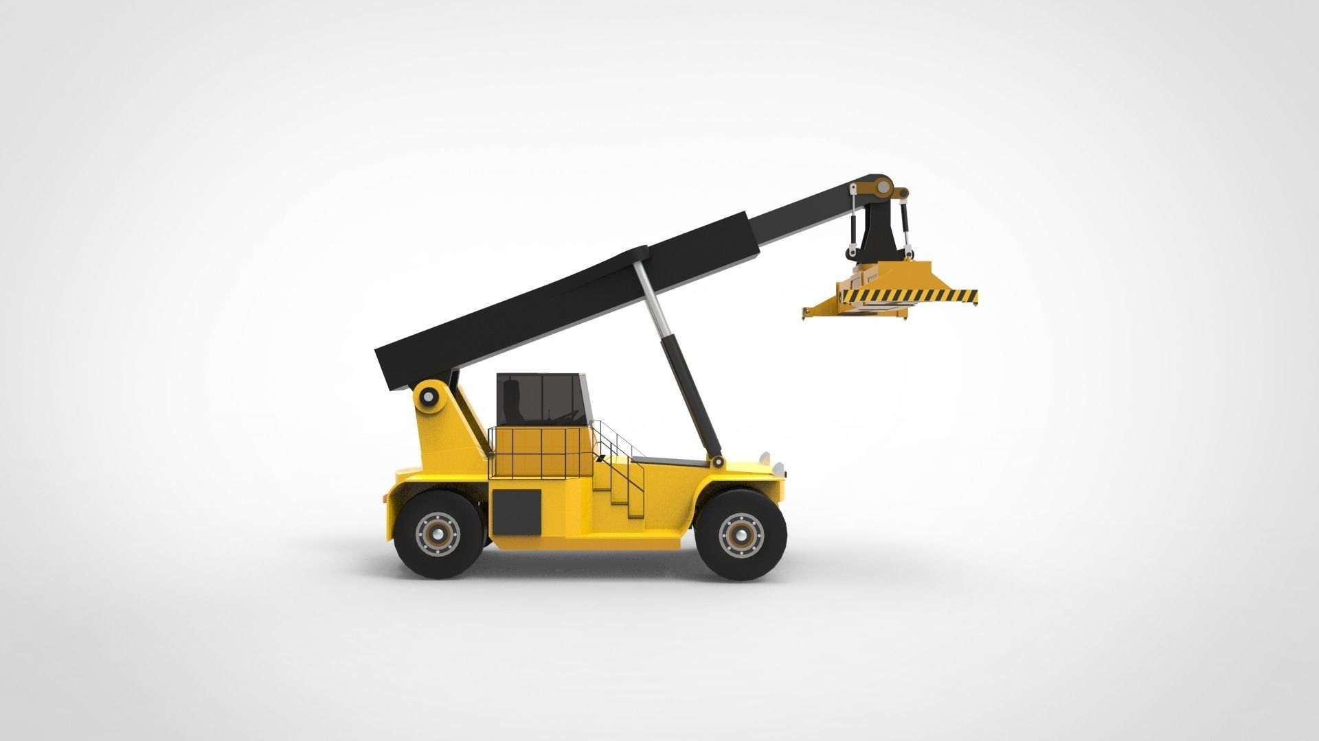 Reach stacker 3D model_3