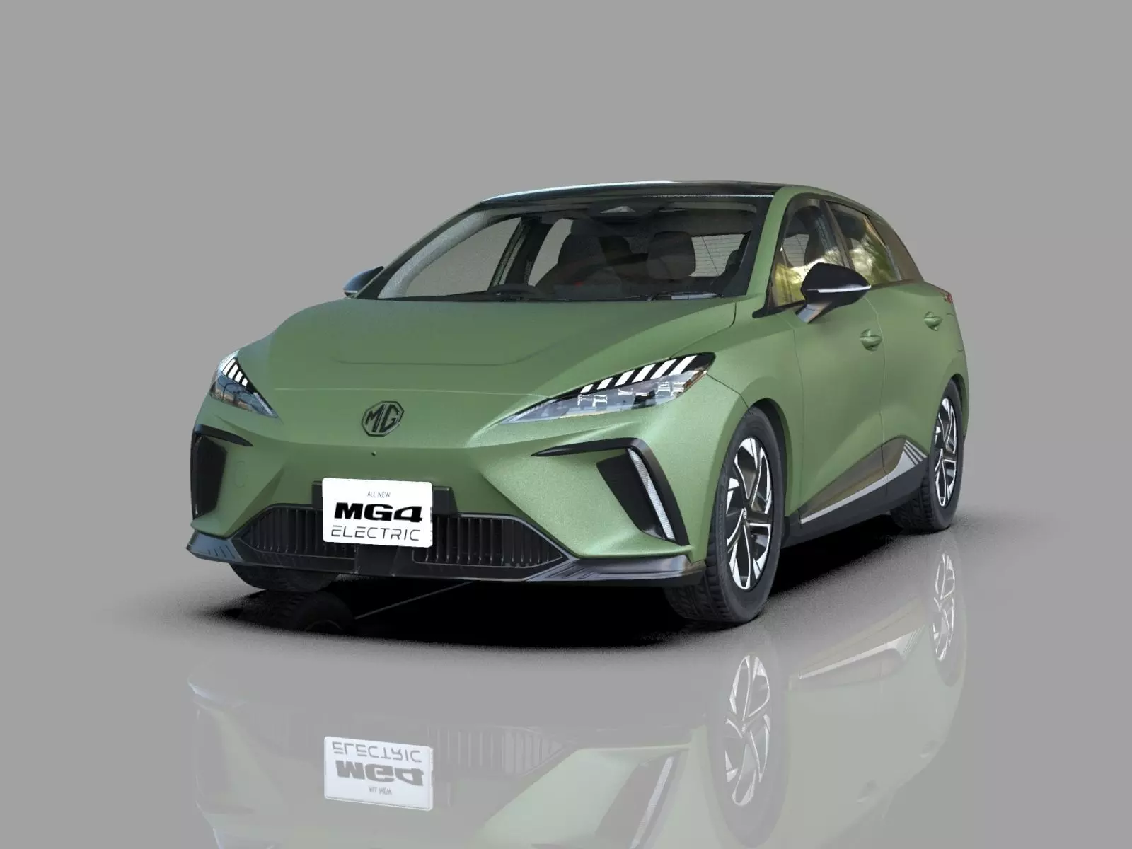 MG MG4 EV 2022 HQ interior 3D model