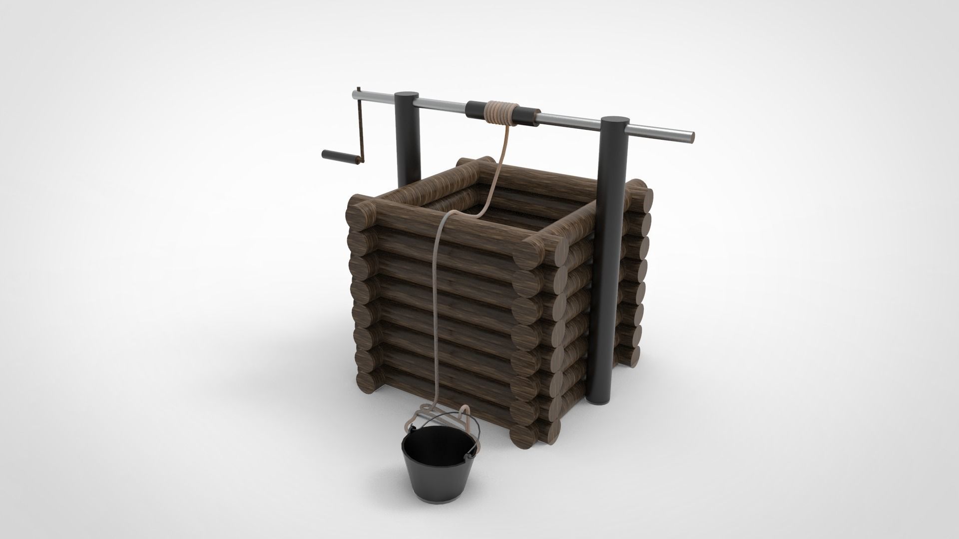 water well 3D model_2