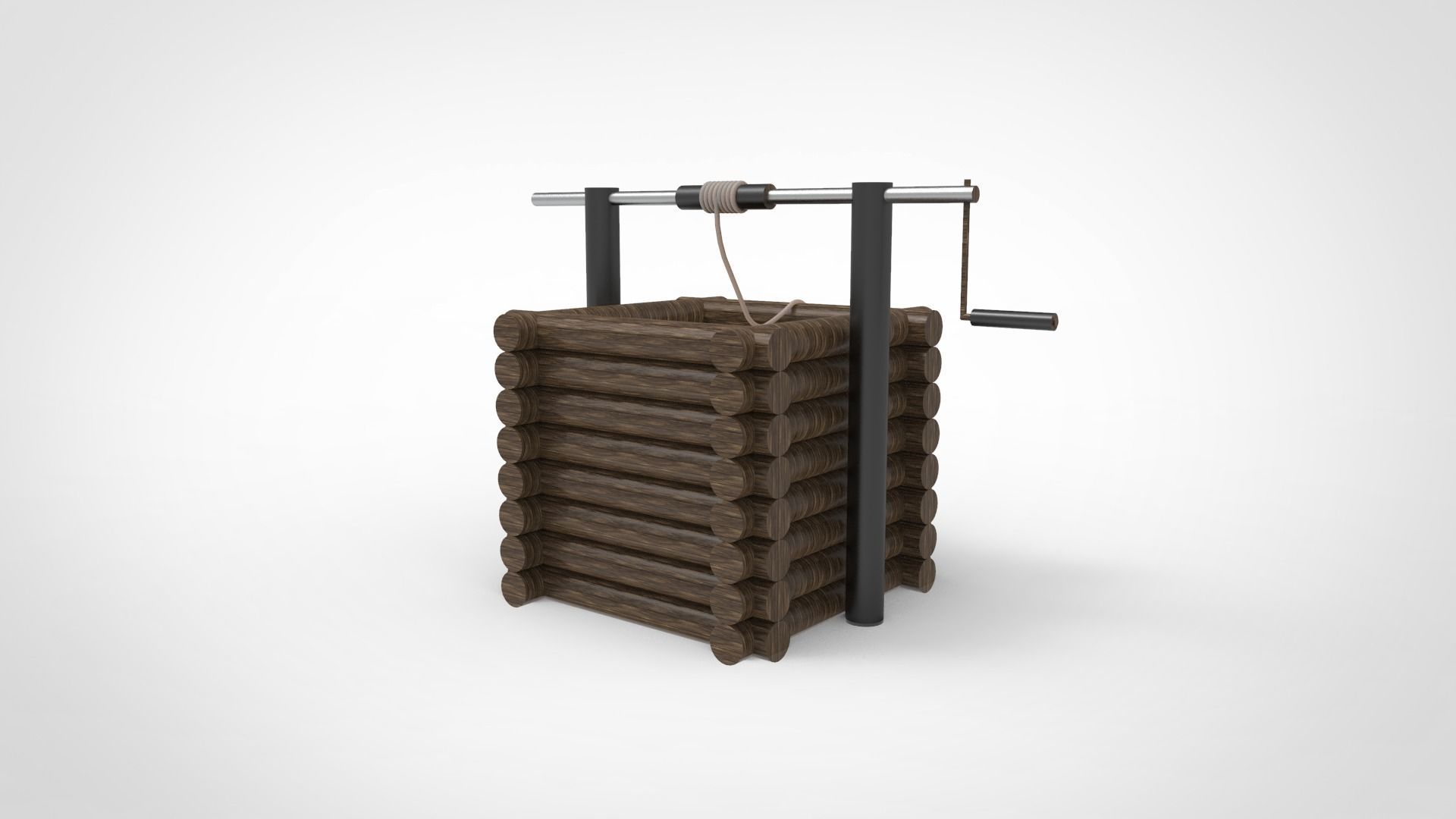 water well 3D model_4