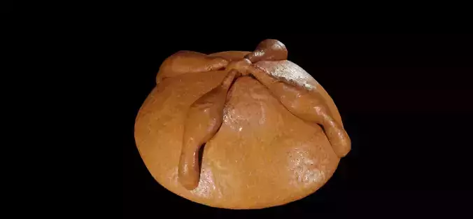 Pan de muerto Mexican 3D model