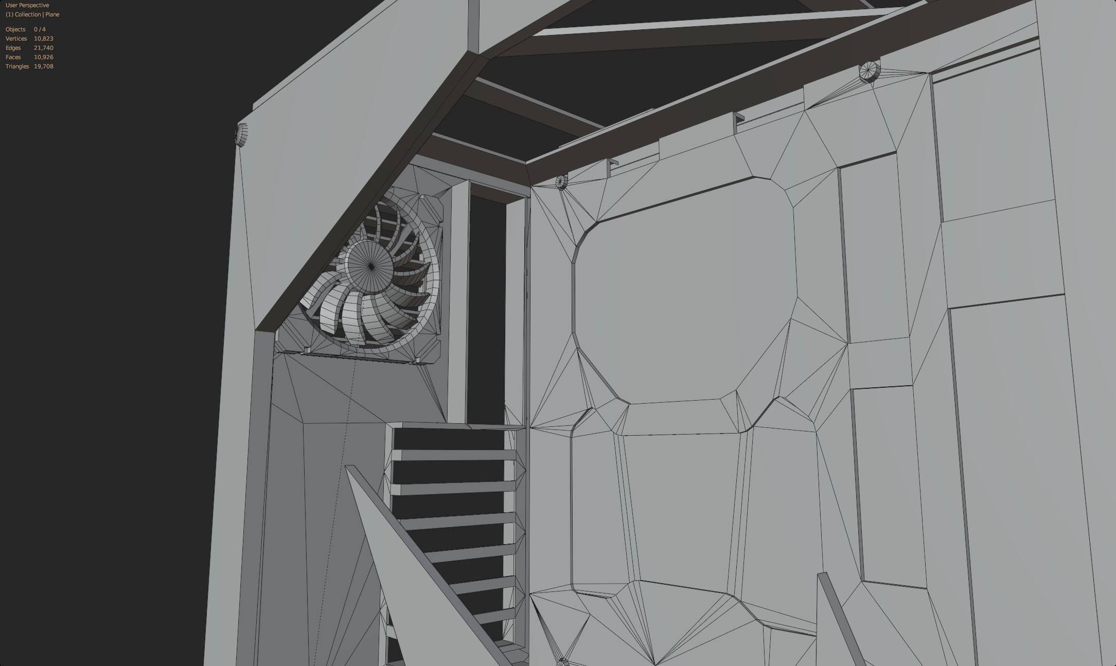 Custom pc case computer modding apocalypse rust  Low-poly 3D model_13