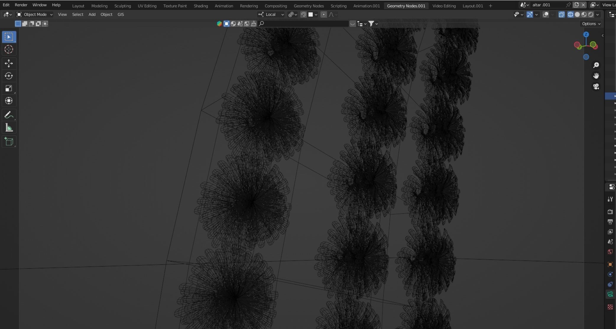 corona para altar dia de muertos 3D model_6