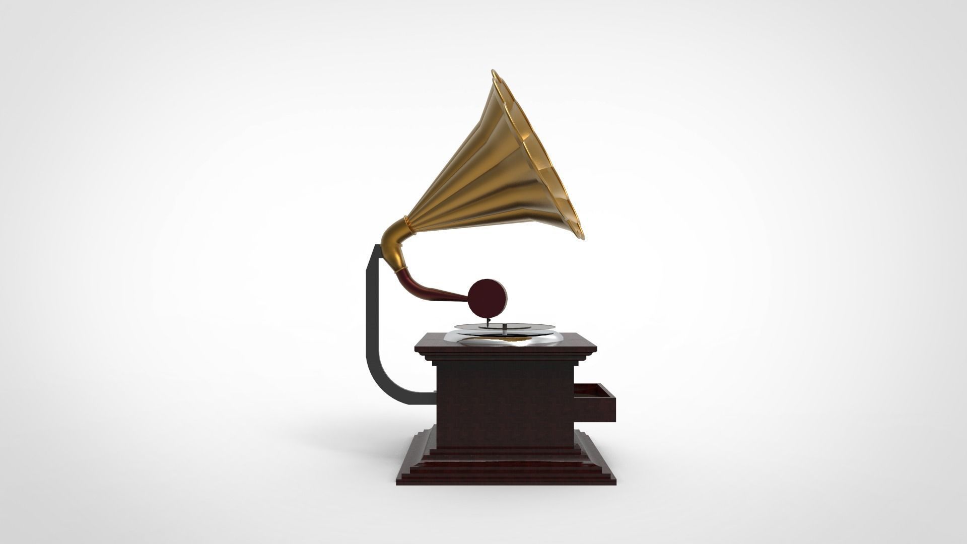 The gramophone 3D model_2