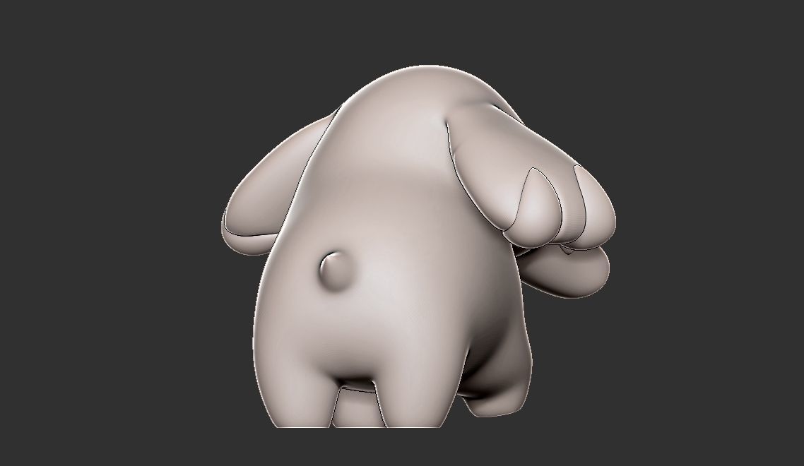 Pokemon phanpy 3D print model_8