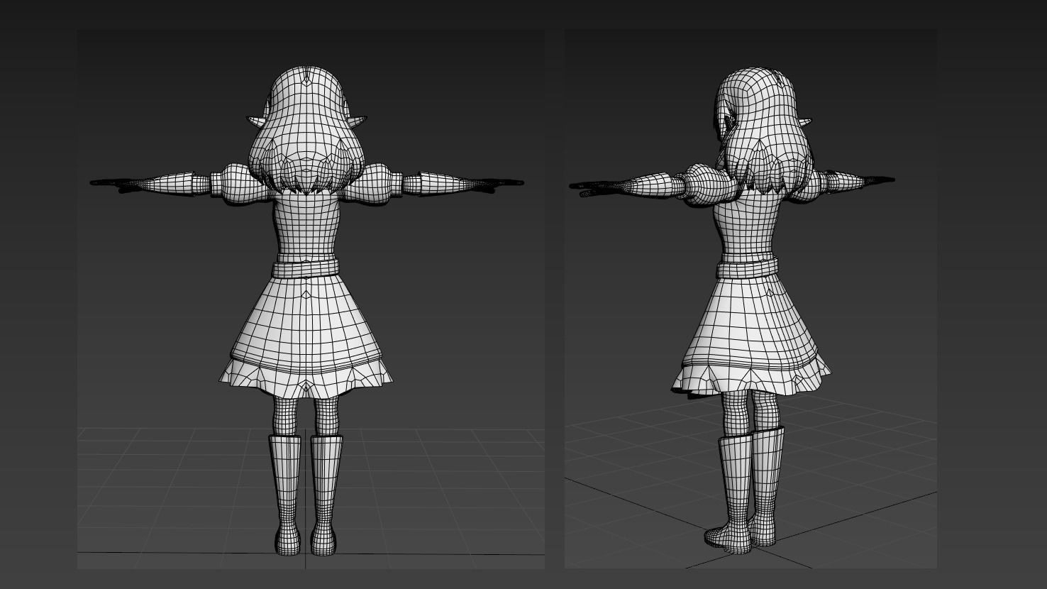 Vermilio Helck VRChat Avatar 3D model_3