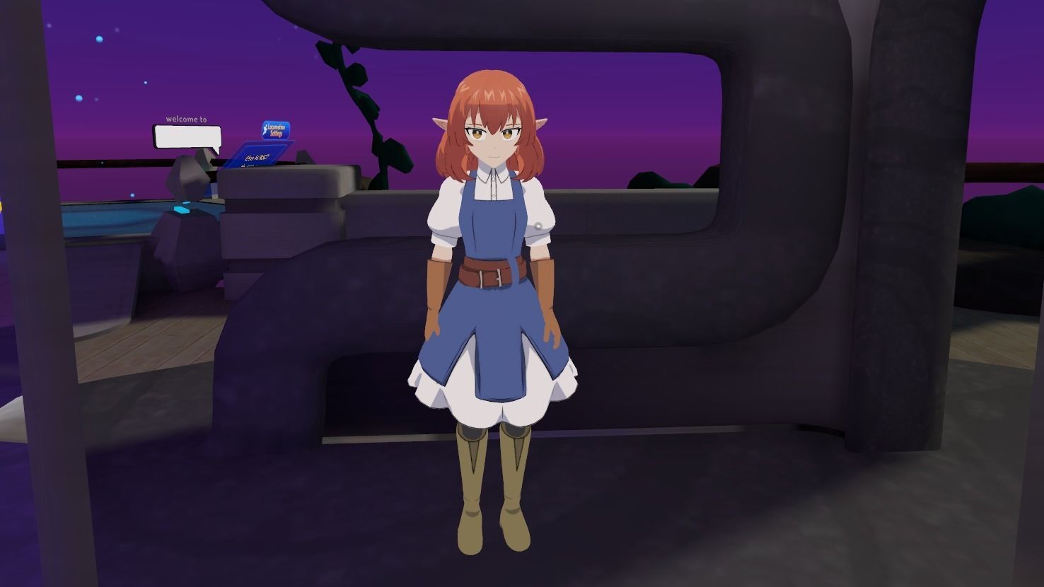 Vermilio Helck VRChat Avatar 3D model_8