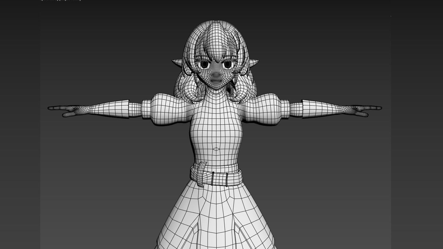 Vermilio Helck VRChat Avatar 3D model_6