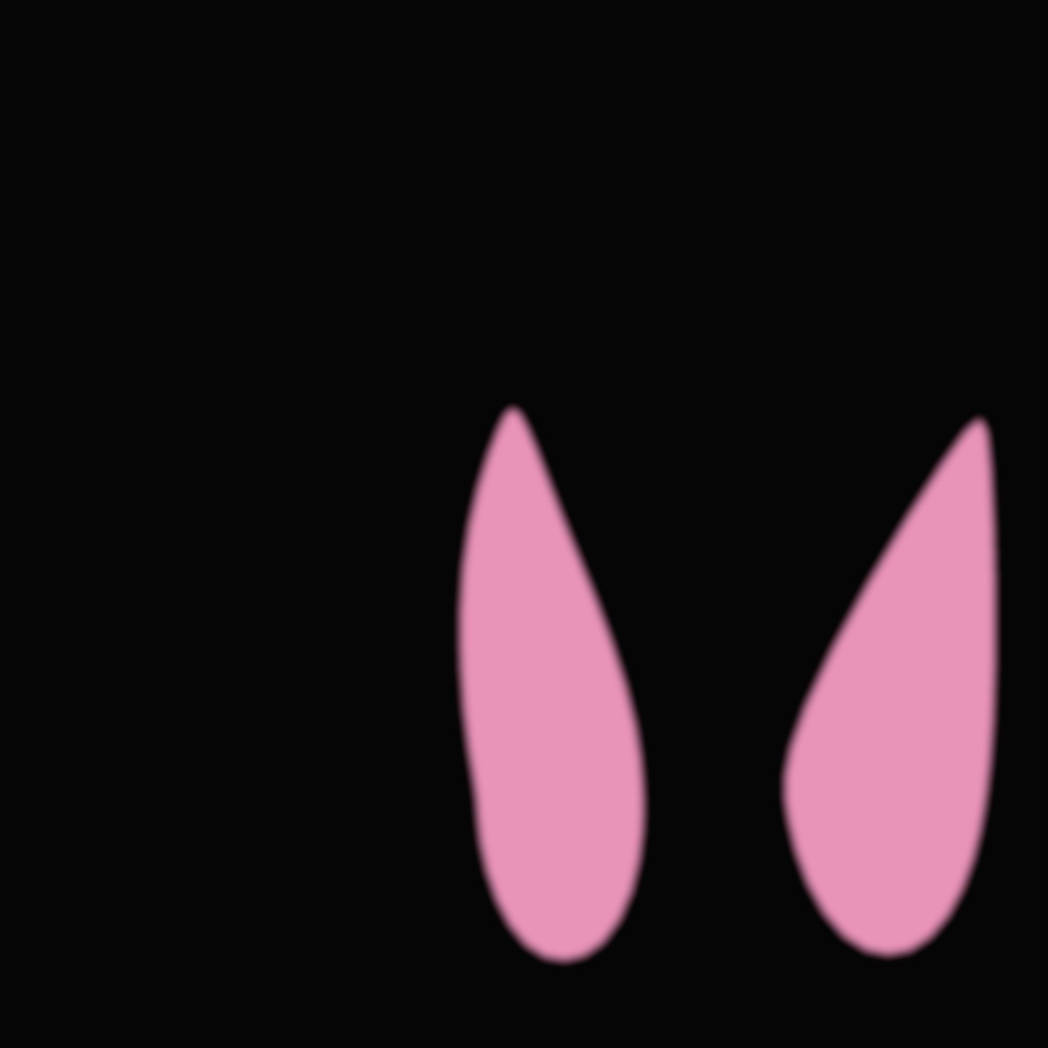 Furry Ears Tiara G01 Black - Headband Character Design Low-poly 3D model_18