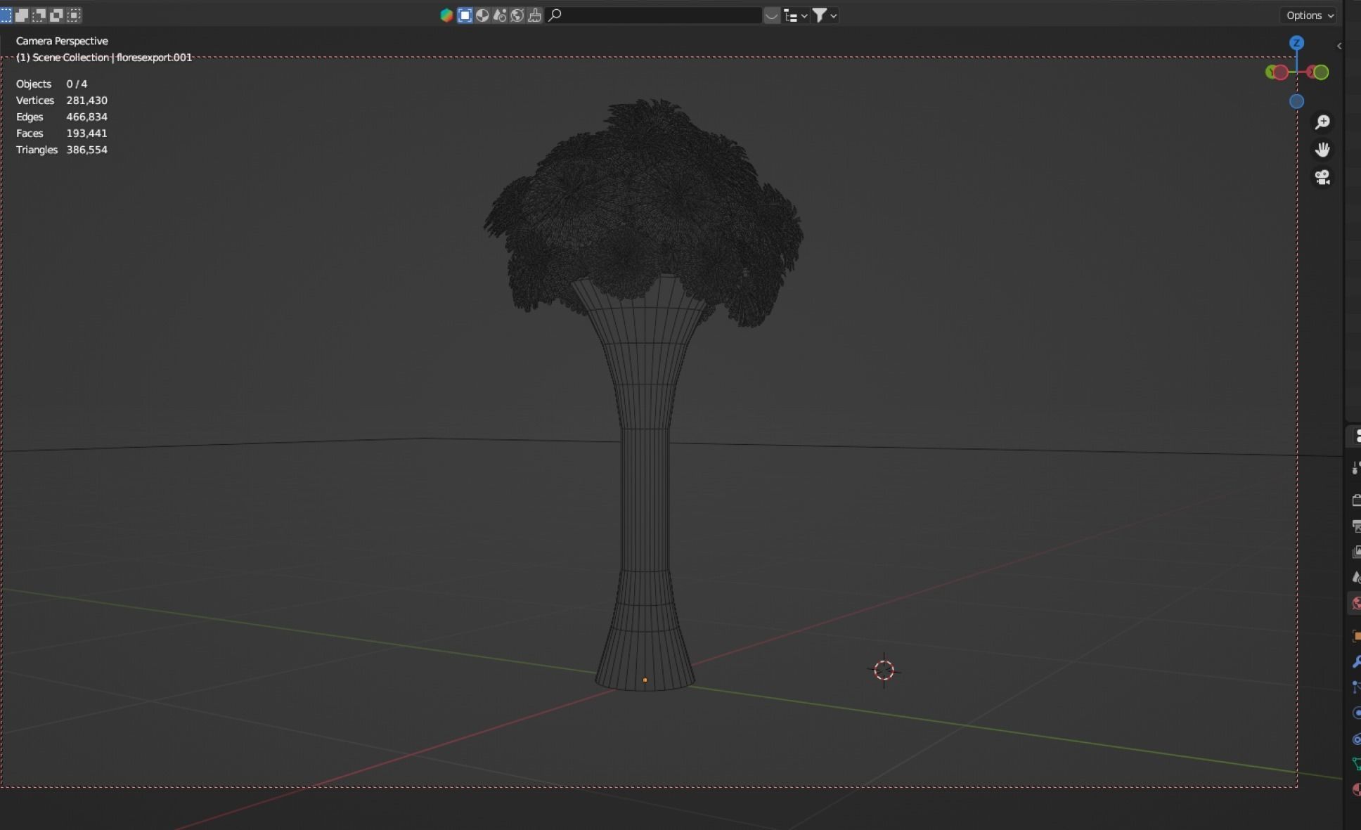 ramo de flores de cempasuchil 3D model_11