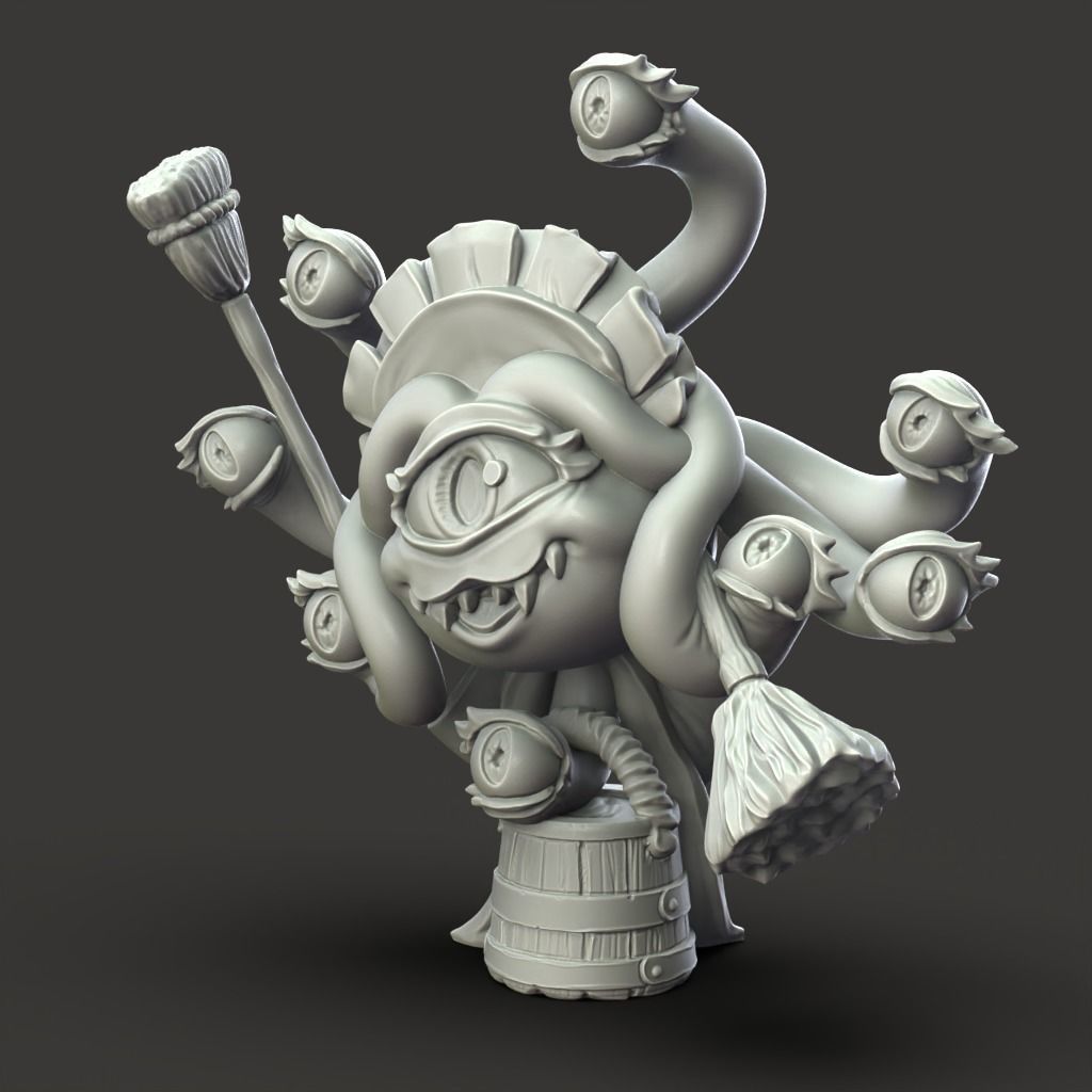 Lady Wholesome - 3D Printable TTRPG - PRESUPPORTED - 32mm Scale 3D ...