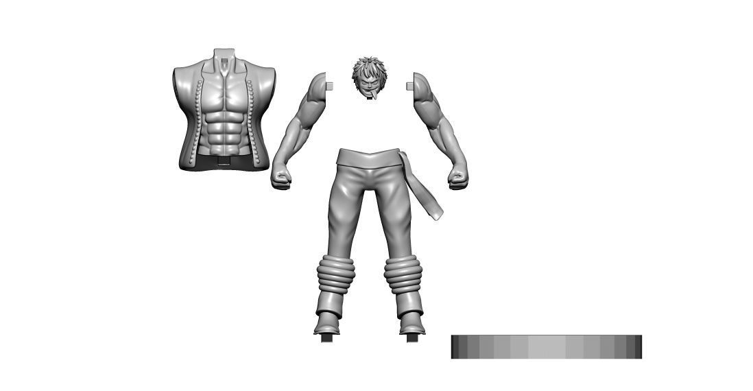 BELLAMY - ONE PIECE - 3D MODEL 3D print model_3
