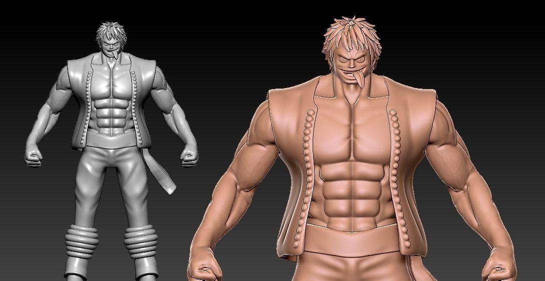 BELLAMY - ONE PIECE - 3D MODEL 3D print model_1