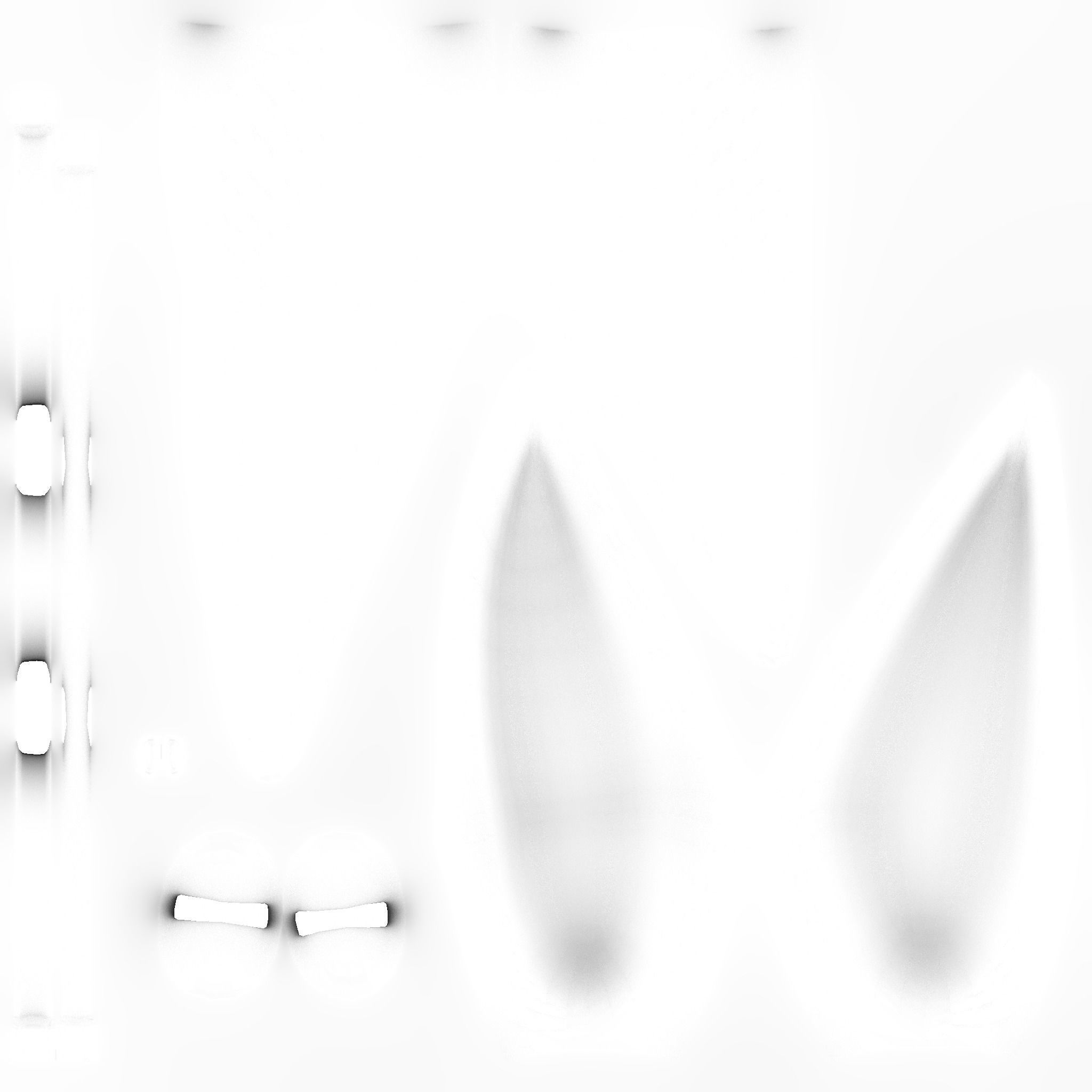 Furry Ears Tiara G08 Purple - Headband Character Design Low-poly 3D model_17