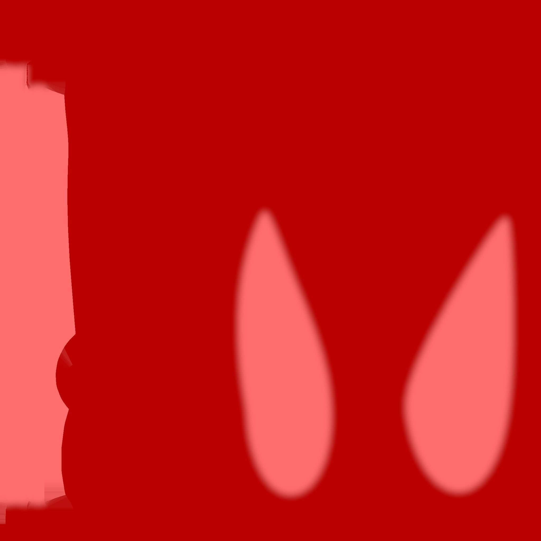 Furry Ears Tiara G10 Red - Headband Character Design Low-poly 3D model_18