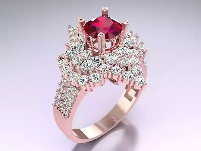 Diamond Ring - Womens Rings - N492